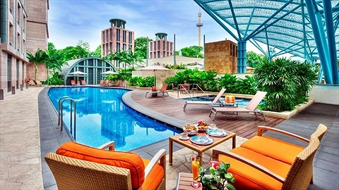 Hồ bơi với thiết kế độc đáo