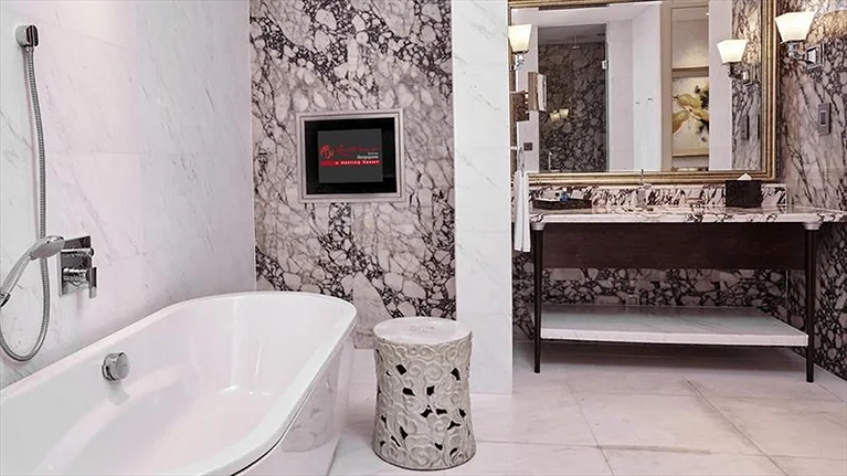 Nhà vệ sinh sang trọng, sạch sẽ