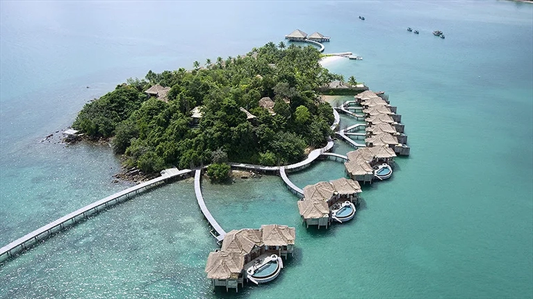 Những Villa nổi trên mặt nước vô cùng độc đáo