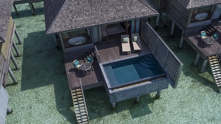 Bungalow trên biển riêng tư