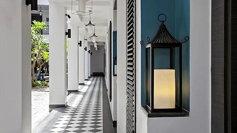 Hành lang với thiết kế bắt mắt