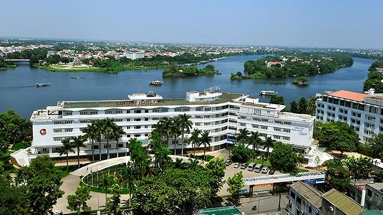 Quang cảnh khách sạn nhìn từ trên cao