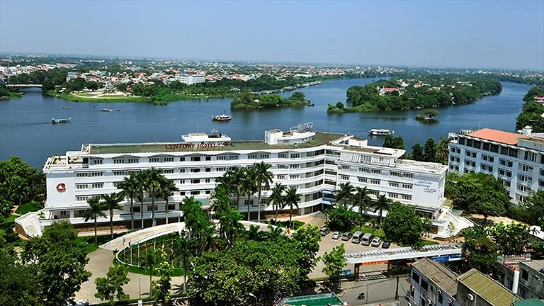 Quang cảnh khách sạn nhìn từ trên cao