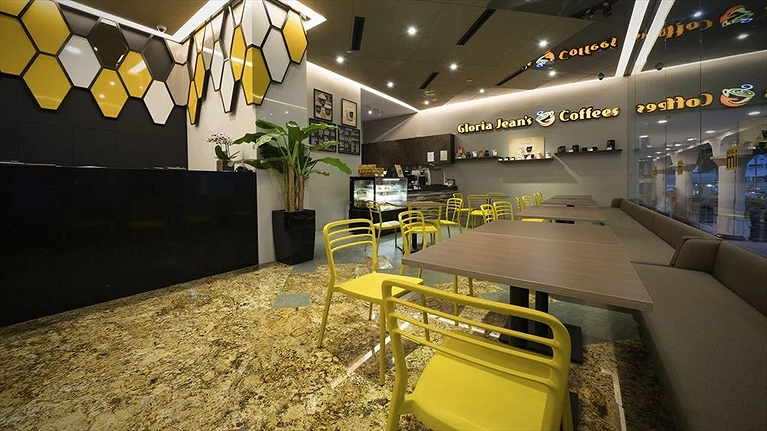 Khu vực thưởng thức cafe