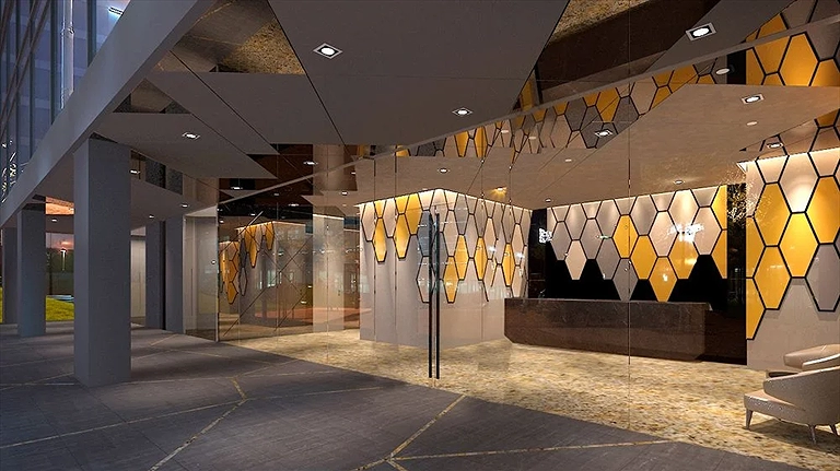 Sảnh ngoài khách sạn Mi Singapore