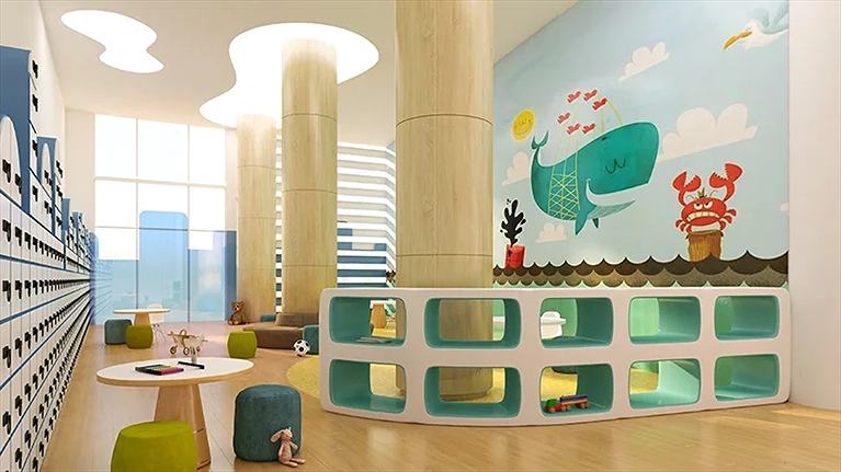 Khu vui chơi trẻ em với nhiều hoạt động thú vị