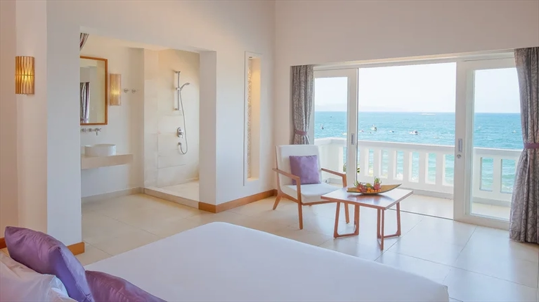 Phòng nghỉ hướng biển xinh xắn