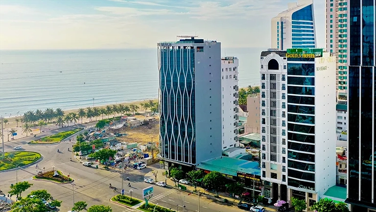 Mặt tiền khách sạn (Khách sạn Gold 3 cũ)