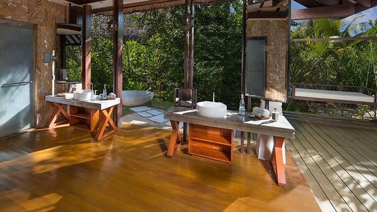Beach Villa Bathroom Deck