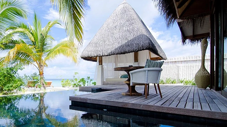 Beach Villa with Pool Sunrise