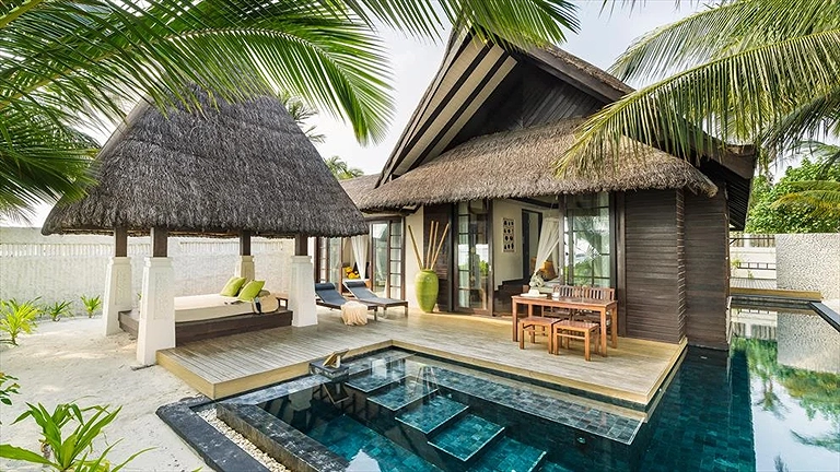 Beach Villa with Pool Sunrise