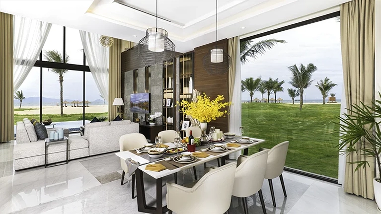 Phòng khách của Villa