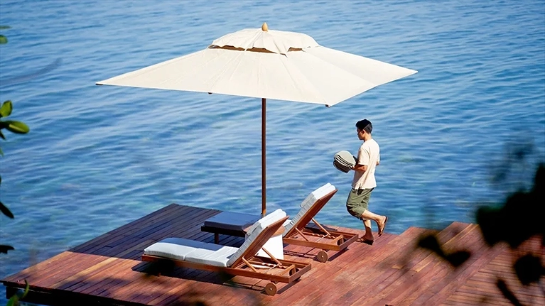 Tắm nắng thư giãn