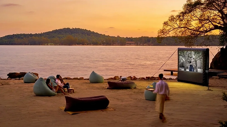 Khu vực chiếu phim ngoài trời