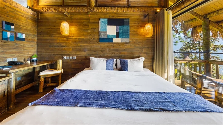 Phòng giường king khu Bungalow