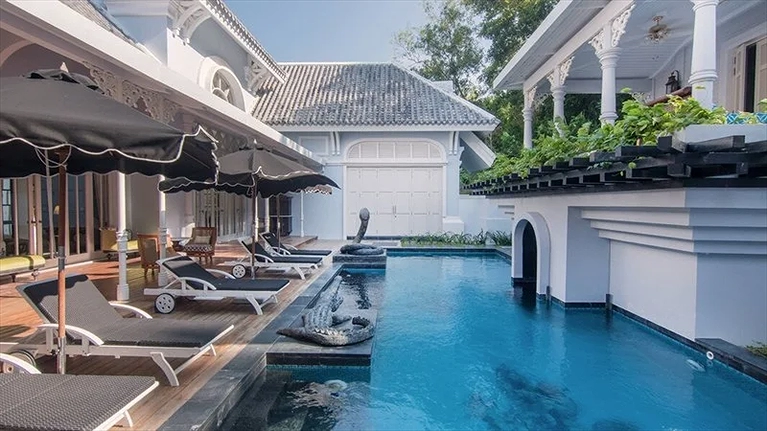 Hồ bơi riêng tại Villa 1 phòng ngủ