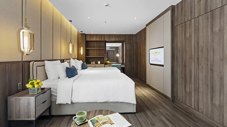 Phòng Ocean Penthouse với thiết kế tinh tế rộng rãi