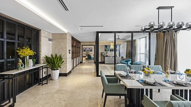 Phòng Ocean Penthouse với thiết kế tinh tế rộng rãi