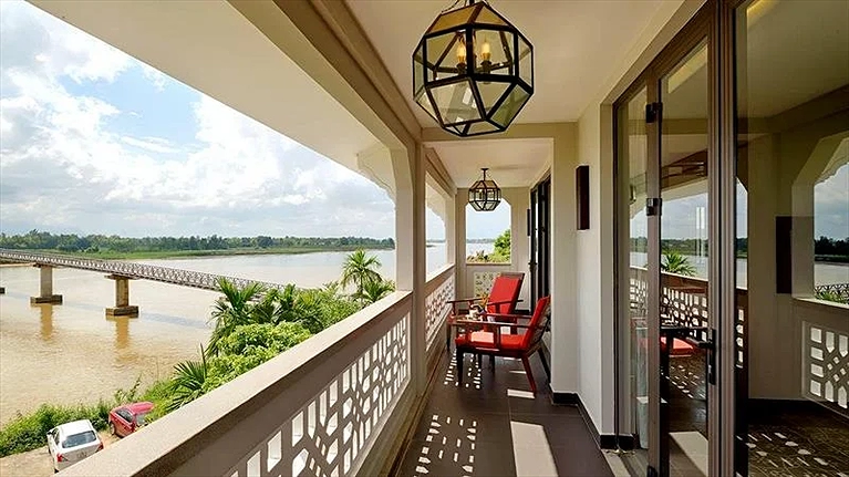 Ban công hướng sông Thu Bồn