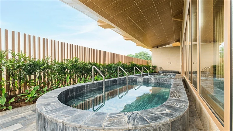 Khu vực tắm Onsen