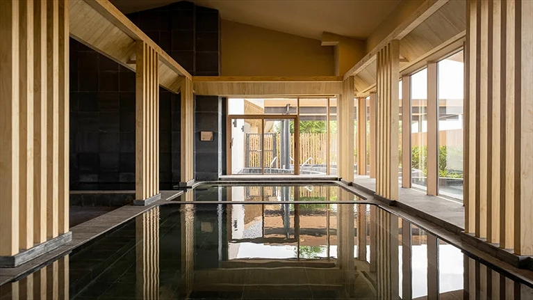 Khu vực tắm Onsen