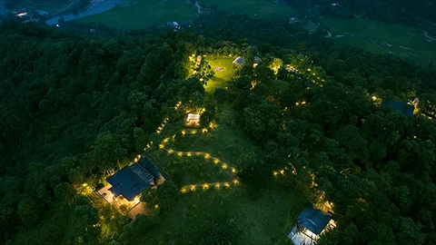 Khu nghỉ khi "lên đèn"