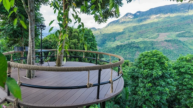 Ban công của The Fluffy riêng tư tuyệt đối