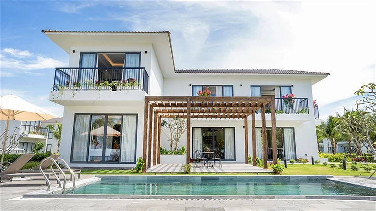Villa 3 phòng ngủ hướng biển
