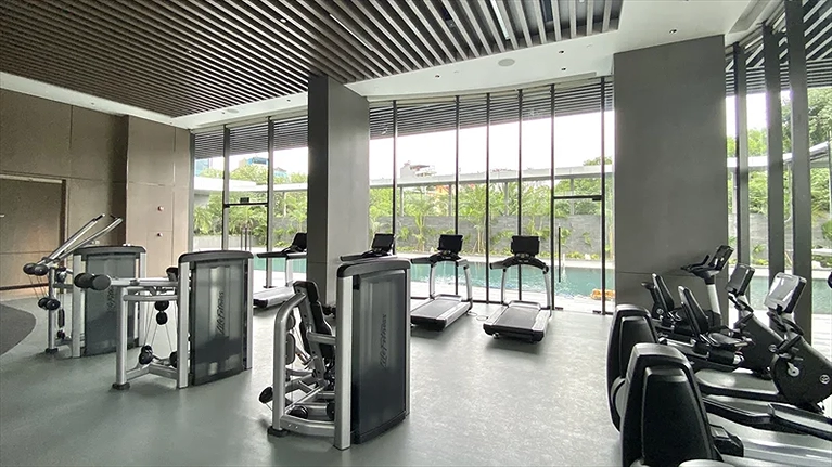 Phòng Gym đầy đủ tiện nghi