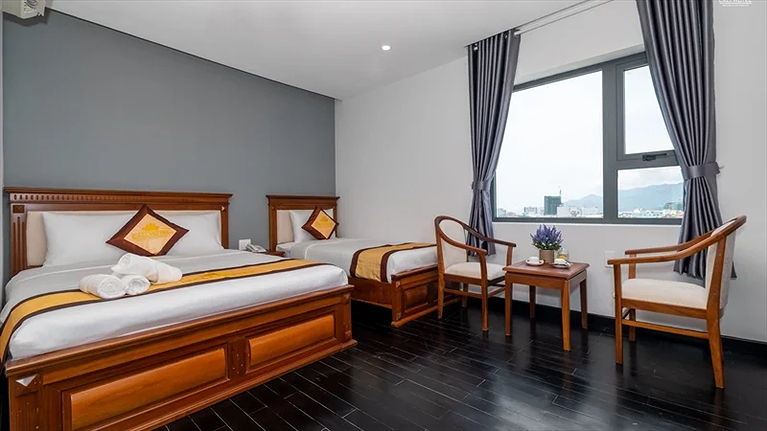 Lựa chọn 02 giường ngủ rộng rãi