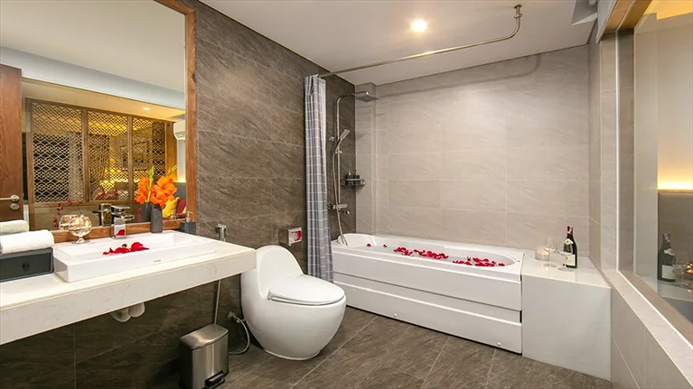 bồn tắm thoải mái