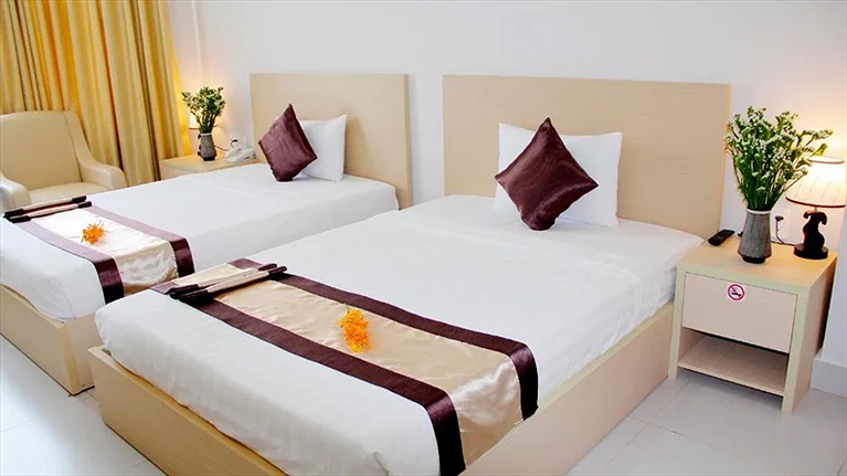 Phòng 02 giường đơn riêng tư