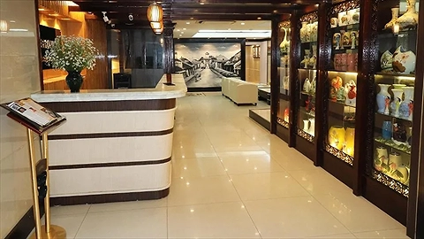 Khu vực lễ tân thực hiện thủ tục check-in & check-out