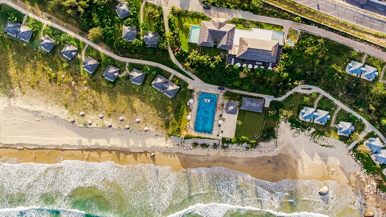 Bãi biển riêng tư trong xanh