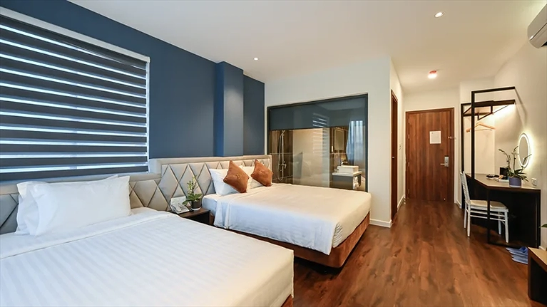 Không gian ấm cúng tại phòng Deluxe Family