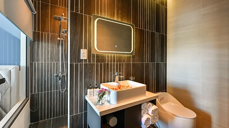 Không gian ấm cúng tại phòng Deluxe Family