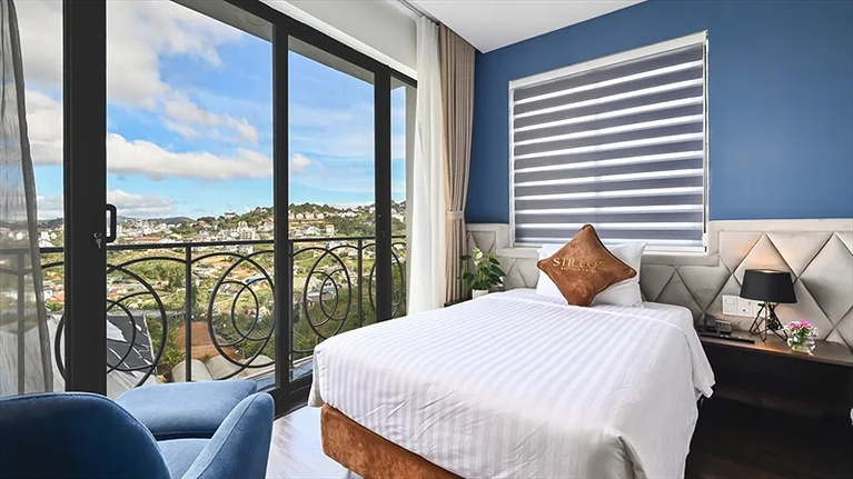 Tông màu sang trọng tại phòng Premier Family