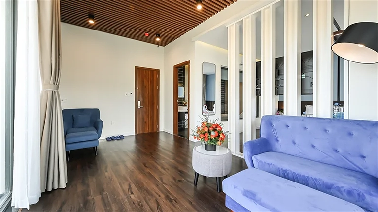 Không gian lãng mạn tại phòng Stillus Suite