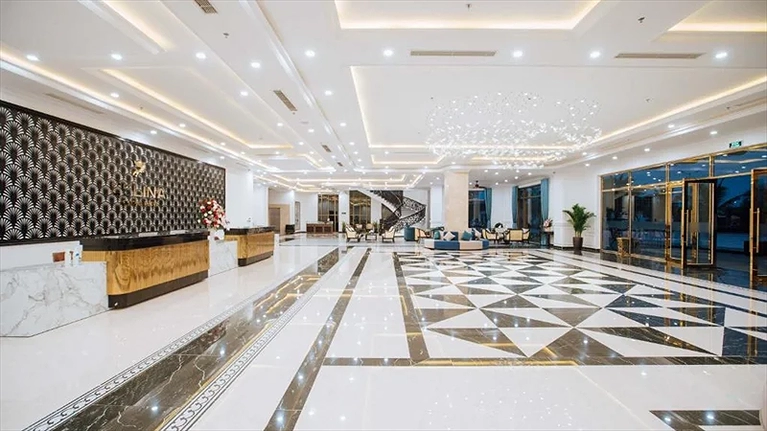 Sảnh Lễ tân - nơi làm thủ tục check in & check out