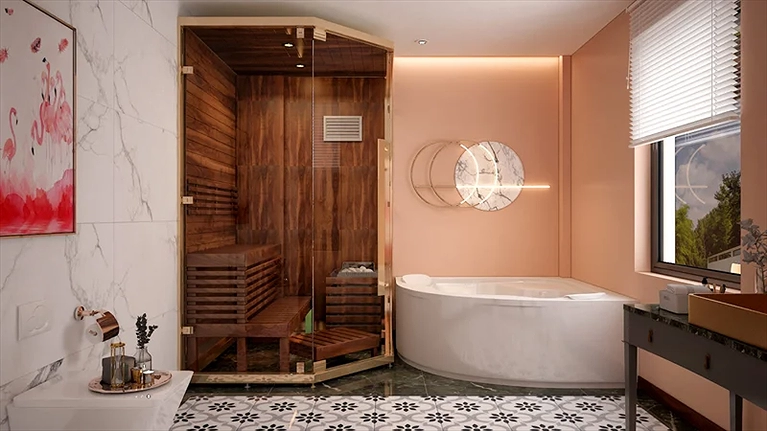 Ngoài các liệu pháp spa, khách hàng của Celina Peninsula Resort  sẽ được sử dụng phòng xông hơi ướt, phòng xông hơi khô và bồn ngâm mình