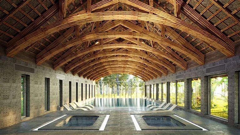 Khu tắm khoáng nóng