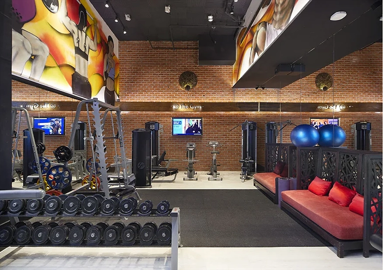 Phòng GYM với đầy đủ các tiện nghi