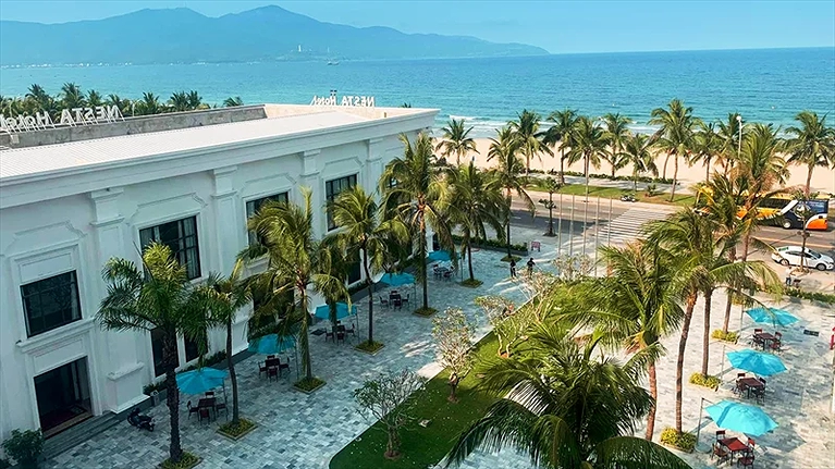 Quang cảnh khách sạn nhìn từ trên cao