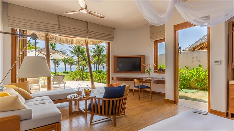 Villa 1 phòng ngủ sát biển