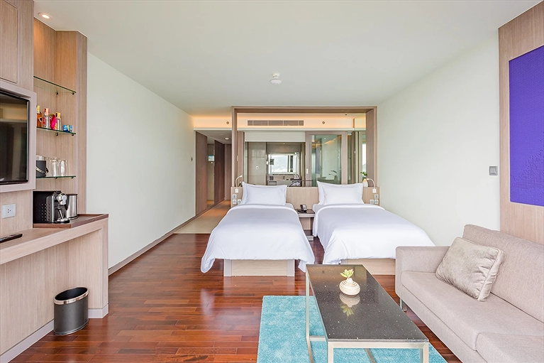 Phòng Ocean 02 giường đơn phù hợp với nhu cầu sử dụng