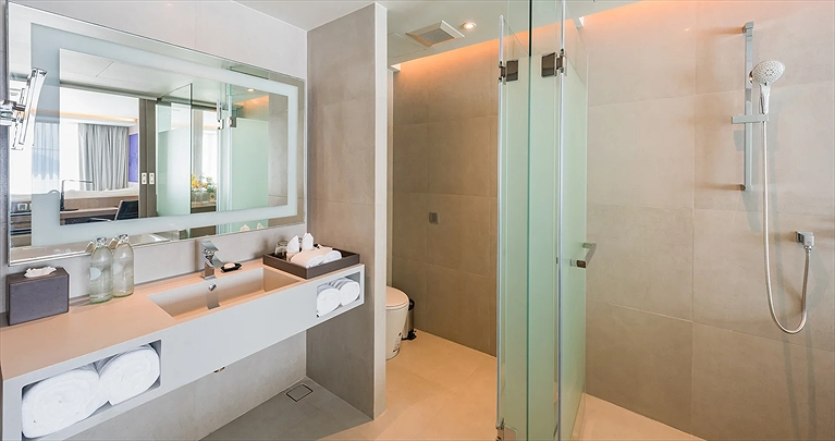 Không gian nhà vệ sinh với đầy đủ công năng