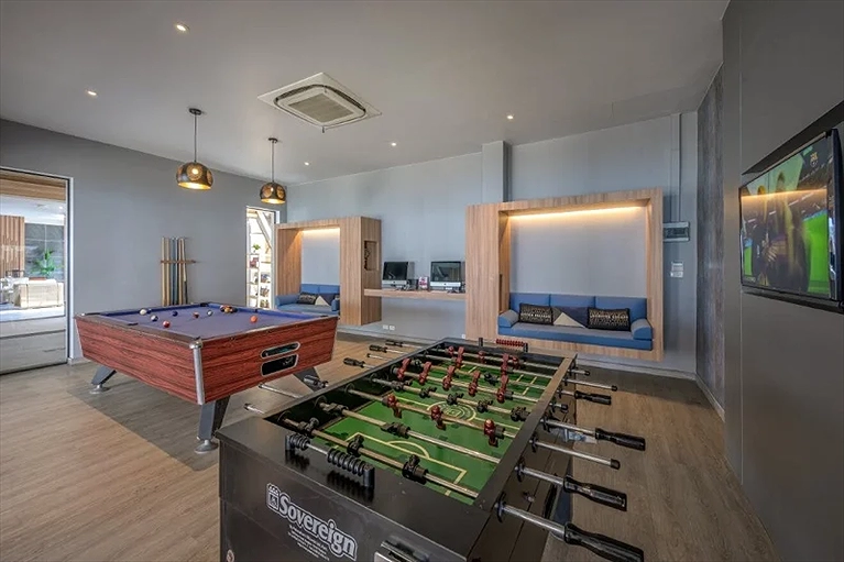 Không gian khu vực giải trí với nhiều trò chơi