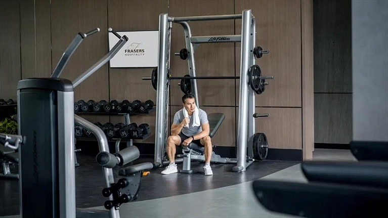 Phòng Gym đầy đủ tiện nghi