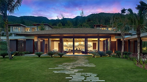 Lối đi vào sảnh lễ tân