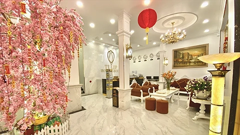 Sảnh Lễ Tân - nơi làm thủ tục check in/ check out